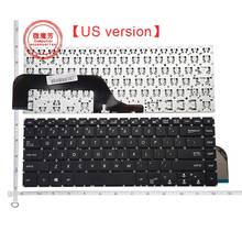 Nuevo teclado para ordenador portátil de ee.uu. para ASUS VivoBook 15 X505BA X505 X505BP NSK-WK2SQ0T 0KNB0-4129TU00 US, teclado negro para ordenador portátil 2024 - compra barato