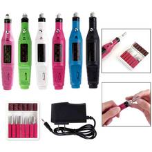 1Set Power Electric Nail Drill Machine Professional Milling Cutter For Manicure Nail Art Pen Pedicure Nail File Tool Feet Care 2024 - buy cheap