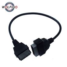 WOLFIGO 14 Pin Obd1 To 16 Pin Obd2 Connector Adapter Cable Convertor Cable For Nissan/Infiniti 6473635642 2024 - buy cheap