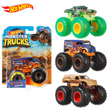 Hot Wheels гусеницы 1:64 Monster, литые автомобили, коллекционные модели грузовиков, ассортимент металлических автомобилей для мальчиков, игрушки для детей, подарки для детей 2024 - купить недорого
