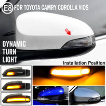 For Toyota Corolla Camry Prius Vios CHR Yaris Venza Avalon Altis LED Dynamic Car Blinker Side Mirror Marker Turn Signal Lights 2024 - buy cheap