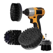 2/3.5/4inch Black Drill Power Scrub Clean Brush For Leather Plastic Wooden Furniture Car Interiors Exterior Cleaning Power Scrub 2024 - buy cheap