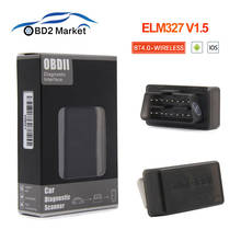 ELM 327 Bluetooth 4,0 obd2 herramienta de diagnóstico OBD2 16Pin lector de código de diagnóstico del coche escáner para IOS/Android para OBDII protocolo 2024 - compra barato