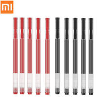 Xiaomi-bolígrafos de tinta de Gel Jumbo, bolígrafos de 0,5mm para firmar, recarga Suiza suave, tinta japonesa MiKuni, 10 Uds. 2024 - compra barato