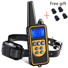 Dog Electric Collar 800m Pet Remote Waterproof Rechargeable With LCD Display For All Size Control Collar Dog Training Collar 2024 - buy cheap