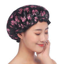 Hot Sale Shower Cap Waterproof High Quality Hair Salon Elastic 1PC Thicken For Women Bath Hat Bathroom Products Satin Bonnet 2024 - buy cheap