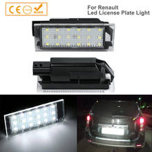 Luz LED para matrícula de coche, lámparas para Renault Megane 2 Clio Laguna 2 Megane 3 Twingo Master Vel Satis Opel Movano, 2 uds. 2024 - compra barato