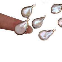 1Pcs Freshwater Pearl Drop-shaped Pendant For DIY Necklace Bracelet Anklet Sewing Craft Jewelry Accessory Making 2024 - buy cheap