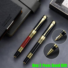 Hot Selling Brand Metal Roose Wood Color Metal Ink Fountain Pen Office Business Men Signautre Pen Buy 2 Send Gift 2024 - buy cheap