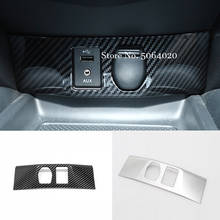 Mechero Interior de coche para Nissan x-trail T32, Qashqai J11, 2014-2018, AUX, USB, cubierta embellecedora, pegatinas, carcasa, accesorios interiores 2024 - compra barato