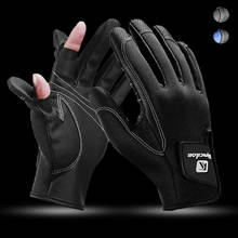 WALK FISH Ice Fishing Gloves 2 Finger Flip Anti-slip Wear-resistant Warm Waterproof Windproof Protection Outdoor Sport Gloves 2024 - buy cheap
