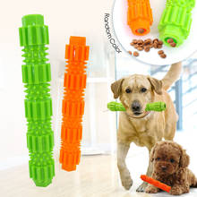 Pawstrip-juguetes populares para mascotas, dispensador de comida, alimentador, limpieza de dientes, juguetes de goma para perros pequeños de 18/23cm 2024 - compra barato