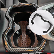 ABS-Marco embellecedor de la cubierta del soporte de la taza de agua de la consola de engranajes, accesorios para Toyota RAV4 RAV 4 2019 2020, 1 unidad 2024 - compra barato