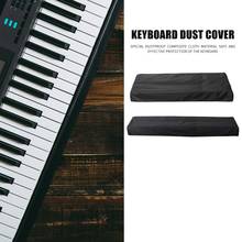 61/88 Key Electronic Digital Piano Cover Dustproof Foldable Piano Keyboard Cover Black 2024 - buy cheap