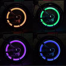 Super Power Lights Tire Lamp resistant Multicolor Bike Bicycle Accessories Supplies Neon Strobe LED Tire Valve Caps #272208 2024 - buy cheap