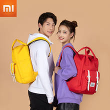 Модный повседневный рюкзак Xiaomi Urevo, ультралегкий вместительный уличный дорожный рюкзак для мужчин и женщин на 16 л, сумка для ноутбука карамельных цветов 2024 - купить недорого