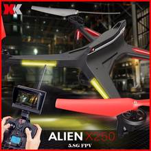 WLtoys XK X250 WIFI FPV Дрон с камерой 2MP 4CH 6-осевой Радиоуправляемый квадрокоптер RTF совместим с Futaba S-FHSS рождественские подарки для детей 2024 - купить недорого