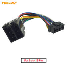 FEELDO 10Pcs Car Stereo Radio Wire Harness Adapter For Sony 16-Pin Connector Into Radio To ISO 10487 Connector Into Car 2024 - buy cheap