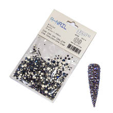 Acessórios para arte em unhas, arte de unha plana ab, cristal de strass 3d, glitter, decoração de unhas, design de unha, faça você mesmo, 1440 peças 2024 - compre barato