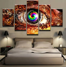 5 Pieces Movie Game Steam Punk Eye Wall Art Picture Home Decoration Living Room Canvas Print Wall Picture Printing On Canvas 2024 - buy cheap