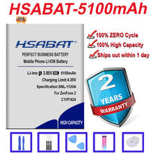 HSABAT 5100mAh Batteries C11P1424 for Asus Zenfone 2 Battery ZE551ML ZE550ML 5.5inch Z00AD Z00ADB Z00A Z008D free shipping 2024 - buy cheap