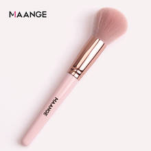 Maange-pincel de maquiagem blush, 1 peça, kit para maquilagem, cosmético, base, pó, blush, cabo de madeira, profissional 2024 - compre barato