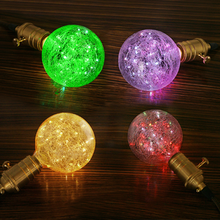 LED Edison G95 Globe Ball Lamps String Bulb E27 85-265V Colorful RGB Lighting Copper Wire Bulbs Home Decoration Holiday Lighting 2024 - buy cheap