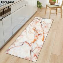 Modern Marble Printed Long Mats Kitchen Rugs Anti-Slip Home Decor Mat Indoor Doormat New Home Door Mat Yoga Carpets Washable 2024 - buy cheap