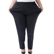 Large Women Pants 2019 Plus Size 6XL Middle Age Women's Thicken Winter Capris Pants High Waist Plus Velvet Warm Trousers J261 2024 - buy cheap