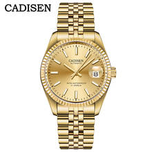 2020 New CADISEN Men's Watches All Gold Mechanical watch for men luxury automatic watch men stainless steel waterproof clock man 2024 - buy cheap