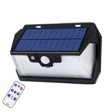 55 leds Solar Light remote control radar IP65 smart indoor waterproof  camp Outdoor Garden Yard Emergency Security street wa 2024 - buy cheap