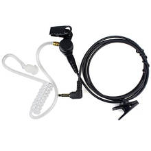 Auricular de tubo acústico Flexible para walkie-talkie, auricular de 3,5mm, Conector Mono, superior y recto 2024 - compra barato