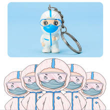 Cartoon Souvenir Doctor Nurse Keyring Thanksgiving Present Cute Resin Gift Toy For Baby Pendant Keychain Hook Phone Decoration 2024 - buy cheap