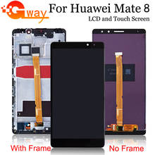 Pantalla LCD para Huawei Mate 8 NXT-L29, 6,0 ", 100% probada, piezas de repuesto de Digitalizador de pantalla táctil con marco 2024 - compra barato