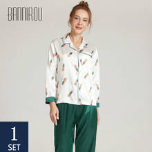 BANNIROU Home Clothes Women's Pajamas Sets Women Sleepwear Lingerie Set Spring Homewear Woman Pyjamas Sets 7 Pcs Free Shipping 2024 - buy cheap