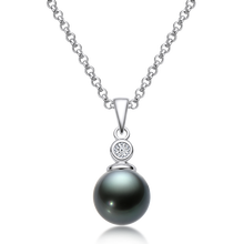 Lnngy colar de pérolas de prata esterlina 925 real, 11mm, pérolas de rattan natural, corrente para mulheres, charme elegante, jóias, presentes 2024 - compre barato