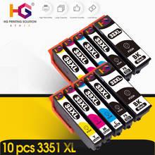 10 Uds 33XL cartucho de tinta para Epson XP-530 / 630 / 830 / 635 / 540 / 640 / 645 / 900 T3351 T3361 Compatible con tinta de impresora 2024 - compra barato