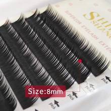New individual lashes B C D curl eyelashes extension 8-13mm false lashes 0.12mm Thickness natural lashes extensions for makeup 2024 - buy cheap