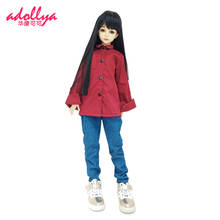 Adollya SD BJD Clothes For Dolls 1/3 1/4 1/6 Doll Clothes Doll Accessories Lined Vest Jeans Coat  Toys For Girls BJD Accessories 2024 - buy cheap
