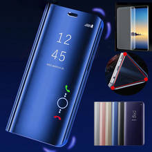 Espejo inteligente Flip caso de Huawei P30 P20 Pro P10 Lite amigo 20 10 9 Nova 4 3 3i Honor 10 9 8X 8A jugar P Smart Y7 Y9 2019 cubierta 2024 - compra barato