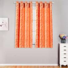 LOZUJOJU Short Thread Drops Leaves Pattern Curtain for Living Room Windows Bedroom Kitchen Door Thick Fabrics 2024 - buy cheap