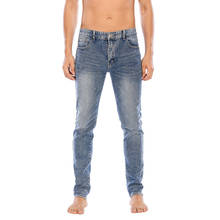 New Fashion Mens Stretch Regular Jeans para hombre Men Casual Classic Style  99% Cotton Denim Trousers Male Blue Jeans Pants 42 2024 - buy cheap
