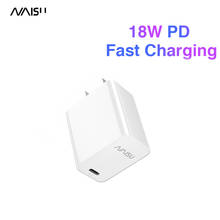 NAISU 18 Вт PD зарядное устройство US/EU/UK 3A кик зарядка 3,0 USB C Type-C адаптер для Iphone 12 Huawei Xiaomi Samsung для быстрого настенного зарядного устройства, 2021 2024 - купить недорого