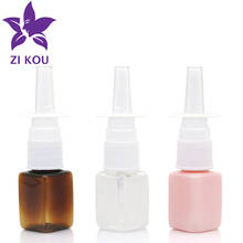 1pcs/lot 10ml three-colour Plastic Bottle Nasal Spray Bottle Free Shipping Mini Travel Refillable Square Bottle Medical Spray 2024 - buy cheap