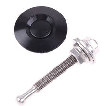 1x Universal 32mm Push Button Billet Hood Pins Lock Clip Kit Engine Bonnets Lock Car Quick Latch 2024 - buy cheap