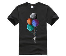 High Quality Popular Creative Moon T-Shirts Men's Funny Shirt T-Shirt Summer Short Sleeve Cotton Tees Tops Streetwear 2024 - buy cheap