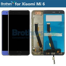 Pantalla LCD para Xiaomi Mi 6 Mi6, con huella dactilar, montaje LCD Digitalizador de pantalla táctil probado 2024 - compra barato