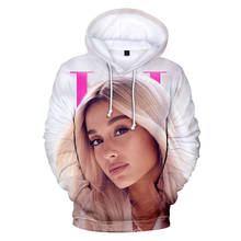 3D Print Ariana Grande Hoodies men/womens Streetwear Girls Sweatshirts Hip Hop Ariana Grande kids/baby Autumn/winter sweatshirt 2024 - buy cheap