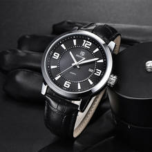 Benyar relógio masculino de couro e quartzo, relógio analógico impermeável luminoso, de luxo, novo, 2020 2024 - compre barato