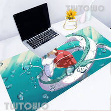 Mouse Pad Spirited Away Large XL Anime Mousepad Locking Edge Anti-slip Gaming Mouse Pad Gamer Otaku Keyboard Computer Desk Mat 2024 - buy cheap